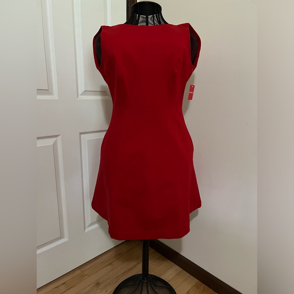 SPANX Red Sleeveless Dress